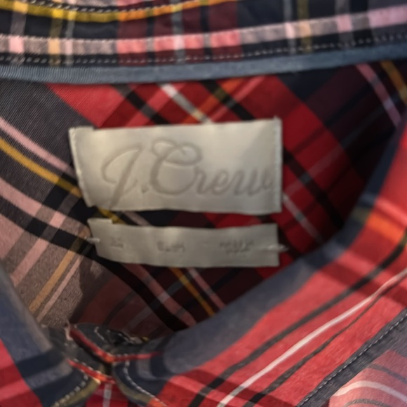 J.Crew Holiday Plaid Slim Fit Button Down Shirt 20 - Picture 2 of 4